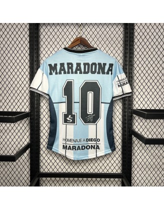 Argentina 2001 Diego Maradona Testimonial Retro