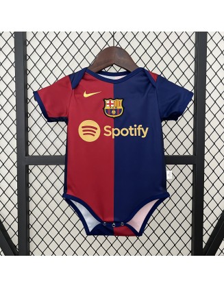 Barcelone Home Football Jersey For Baby 24/25